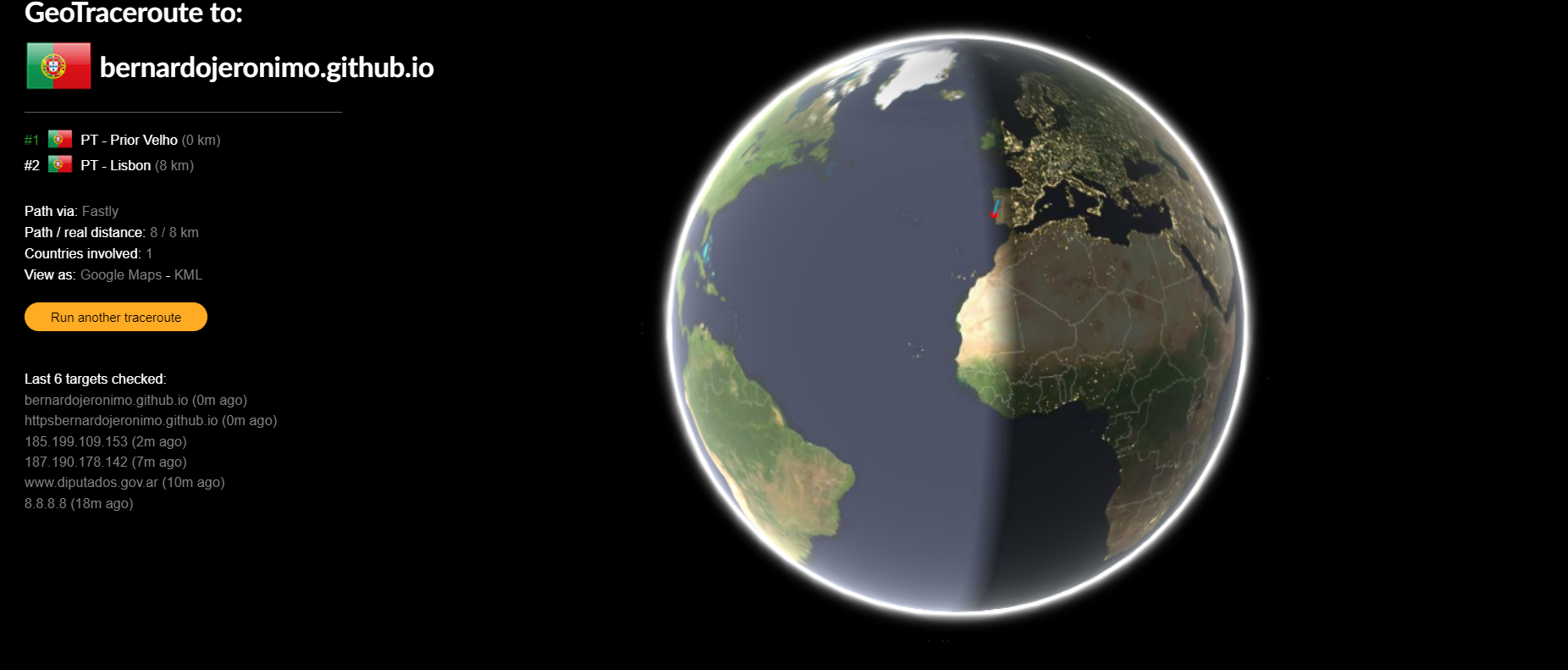 GeoTraceroute
